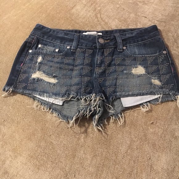 PINK Victoria's Secret Pants - PINK Victoria’s Secret embellished denim shorts